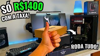 Esse é o MELHOR PC GAMER Baratinho de R$1400 que RODA TUDO!