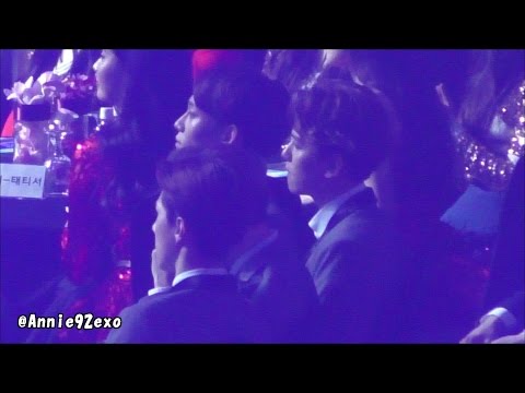 150122 49 during INFINITE 인피니트  Last Romeo Back EXO Baekhyun @ SMA 서울가요대상 artists seat