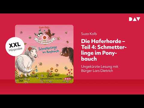 Extended Hörprobe: Die Haferhorde – Teil 4: Schmetterlinge im Ponybauch