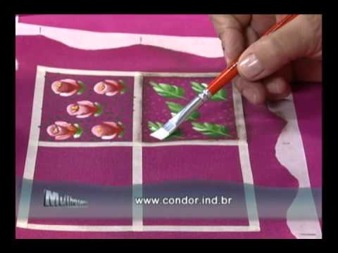 Mulher.com 27/05/2011 - Pintura em material sintetico