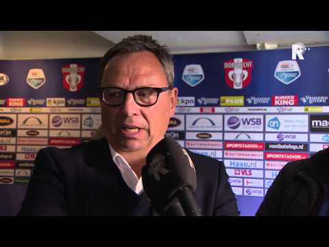 Jan Everse na afloop van FC Dordrecht - Ajax