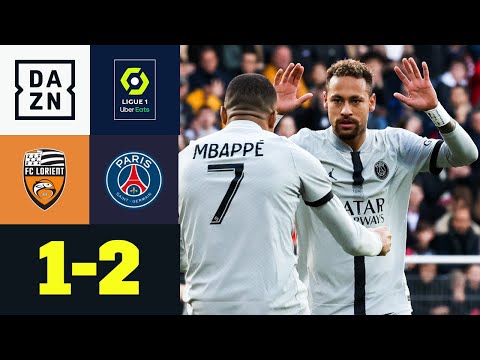 Mvogo-Patzer & spätes Siegtor! Paris weiter das Maß aller Dinge: Lorient - PSG 1:2 | Ligue 1 | DAZN