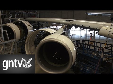 A tour around Emirates' aircraft maintenance facility