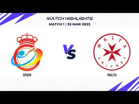 Match 1 - ESP-W vs MLT-W | Highlights | FanCode ECIW Spain | Mar 2023 | ECI23.022