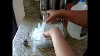 how to instantly turn water into ice