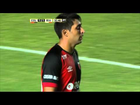 Gol de Ruiz. Colón 1 River 1. Fecha 7. Primera División 2016