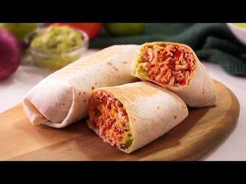 Burrito de Pollo fácil y delicioso