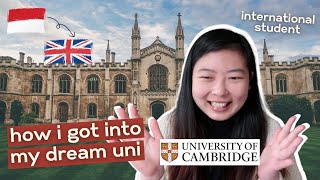 How I Got Into My Dream University for Masters (Cambridge✨) | Ep.1 Oxbridge Application Series