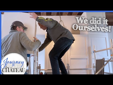 We install our AMAZING custom KITCHEN for our FRENCH CHATEAU - Journey to the Château, Ep. 82