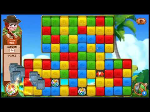 Lost Island Blast Adventure Level 700 - NO BOOSTERS 🏝️ | SKILLGAMING ✔️