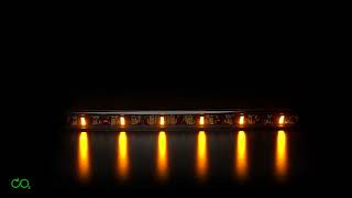 LED rampa Strands Dark knight NUKK 14" 353mm, s pozičním světlem, 9-36V, 7600Lm