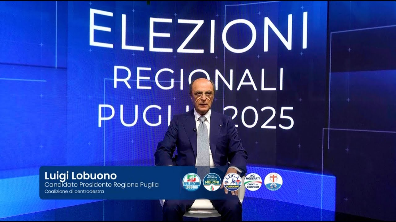 Elezioni Regionali Puglia 2025: Luigi Lobuono (Coalizione Centrodestra)