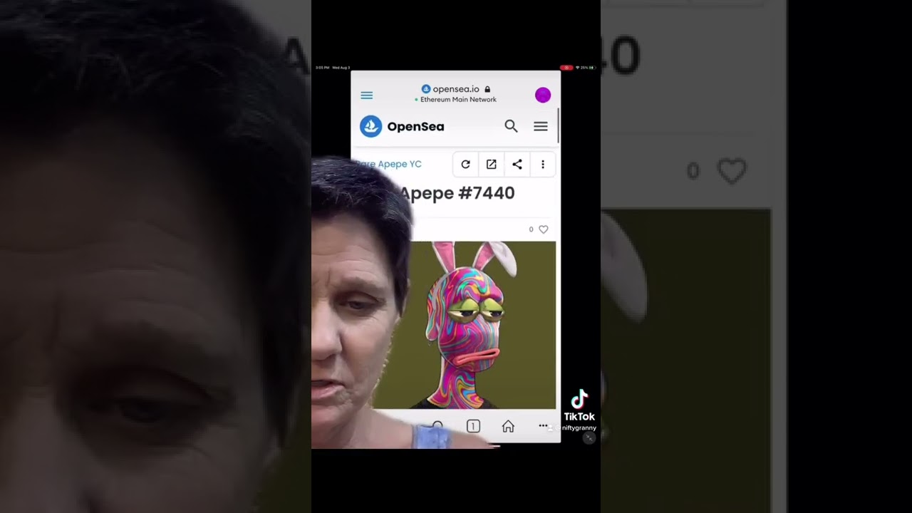 Granny Flipped an NFT & made $7000 Rare Apepe Collection Opensea