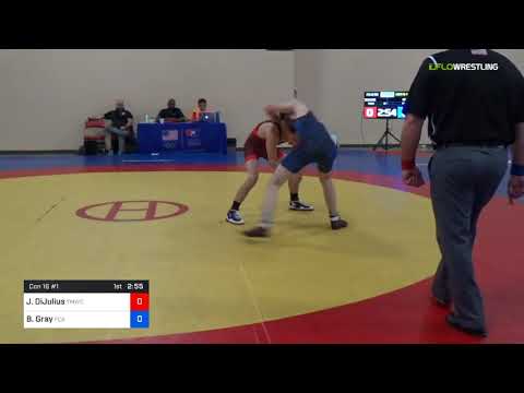 2018 Marine Corps US Open/Senior Men's Freestyle 61 Con 16 #1 - Johnni DiJulius (TMWC) Vs. Bryan G