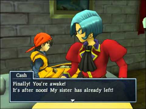 146 Dragon Quest 8 Cut-scene  ALTERNATE - Choosing to Be Cash's Bodyguard