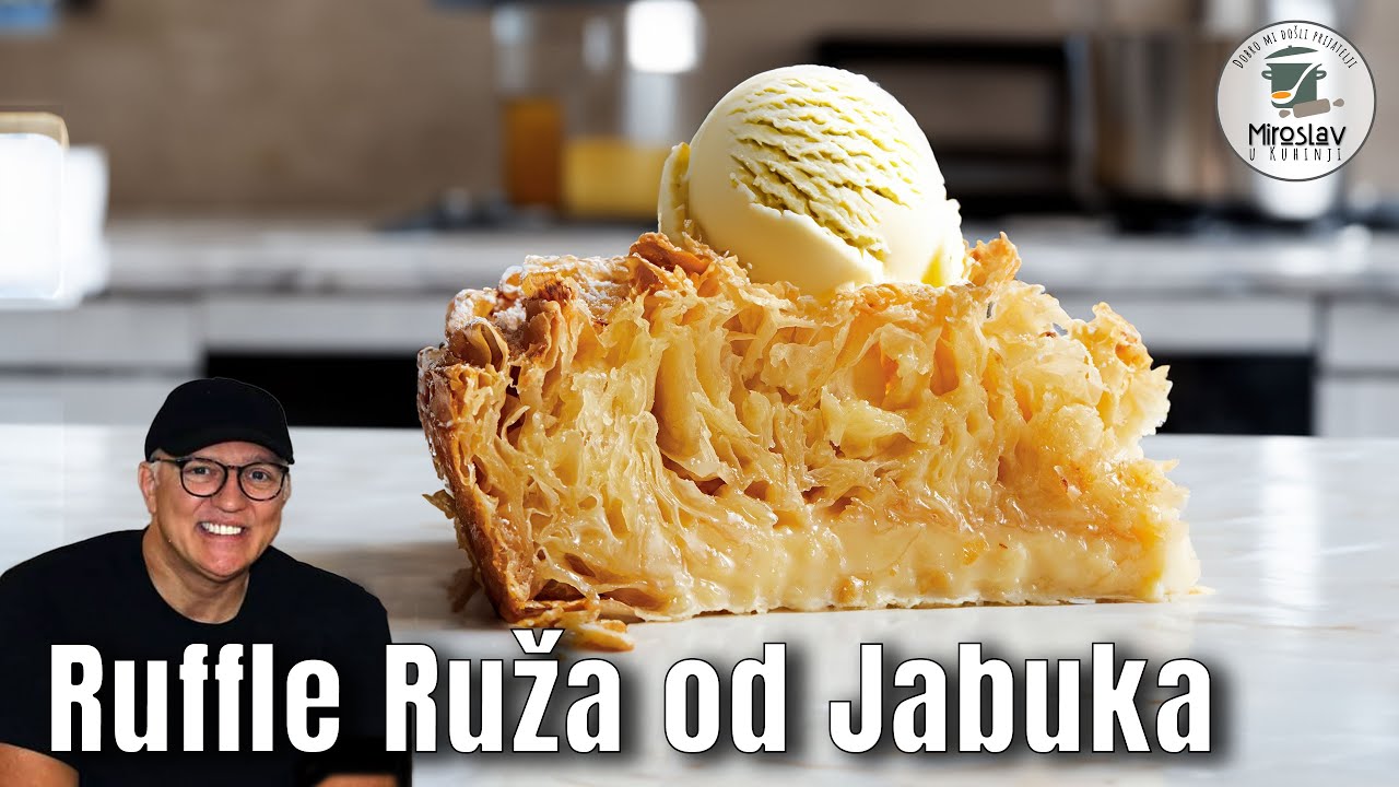 🍎🌹 Kako Pripremiti Ruffle Ruža od Jabuka kod Kuće 🌹🍎