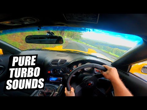 RX7 FD RAW POV - 40 Minutes of Mountain Cruising *ASMR*