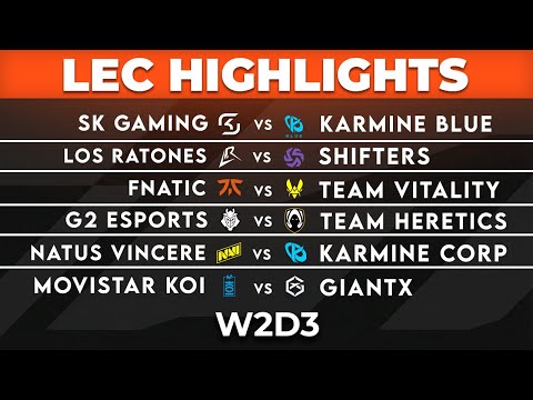 LEC Highlights ALL GAMES W2D3 | LEC 2026 Versus by Onivia