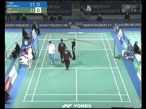 Group (Day 3) - WS - Ellinor Widh (SWE) vs Lianne Tan (BEL) - EMTC 2013