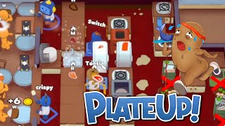 PlateUp! Steak Slap Happy! Steak Tiny Turbo Quad Attempt with Kulutues, Switch227 and Crispy_fx!
