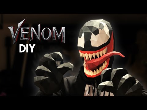 Fabrique le masque de Venom et de Carnage ! DIY Papercraft (GRATUIT)