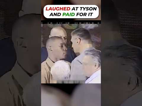 Disrespecting Tyson Ends Badly #boxing #shorts