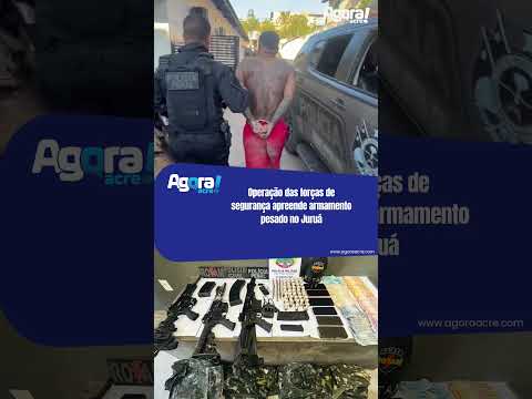Apreensão de armamento pesado em Mâncio Lima