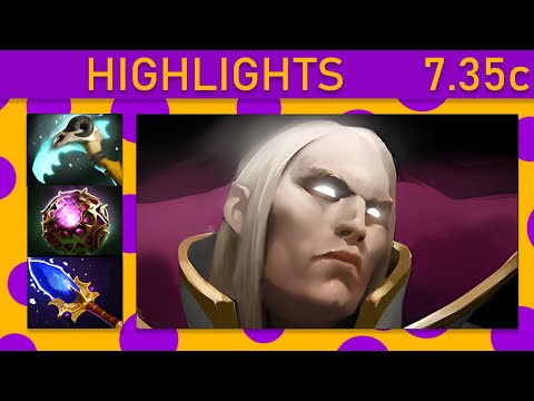 ⭐ Stormstormer Invoker 20 Kills! Mid Highlights 7.35c - Dota 2 Top MMR
