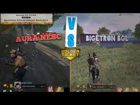 AURA NESC MAINYA HANCUR ? BIGETRON BGL GAK KASIH AMPUN ! GOLDEN TICKET-FREE FIRE