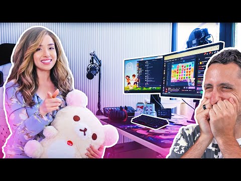 Reacting to Pokimane's new Gaming/Streaming Setup!