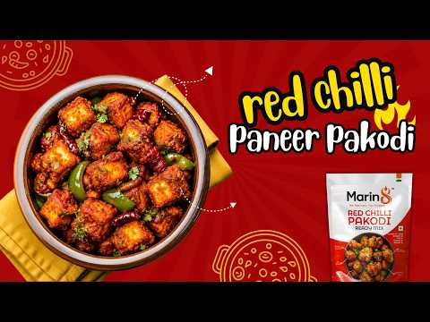 Red Chilli Paneer Pakodi Recipe | Crispy Spicy Paneer Pakoda