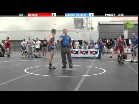 Men 132 - Joe King vs. Mavrick Alexander