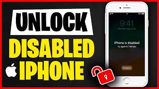 How to unlock any disabled ipad, iPhone, iPod touch