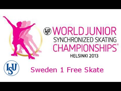 13 Team Sweden 1 (SWE) - ISU World Junior Synchronized Championsh Junior Synchronized Skating Free S