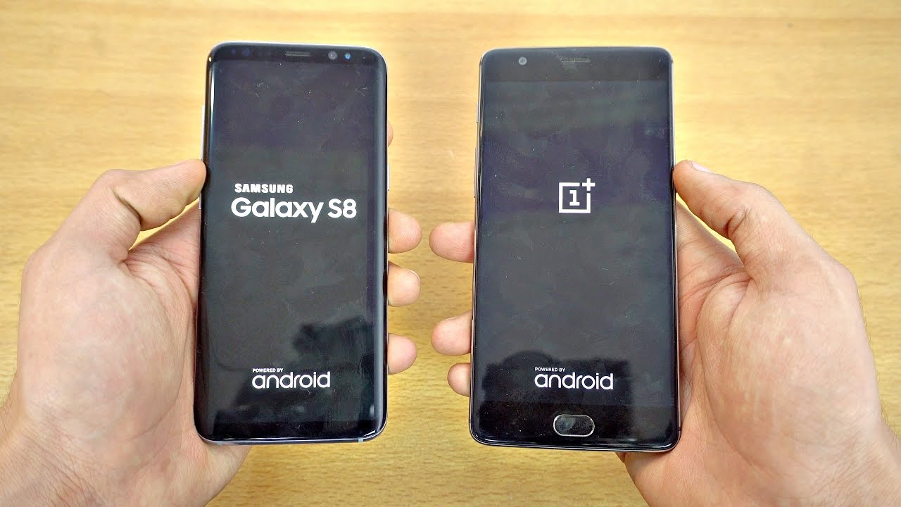 Samsung Galaxy S8 vs OnePlus 3T - Speed Test! (4K)