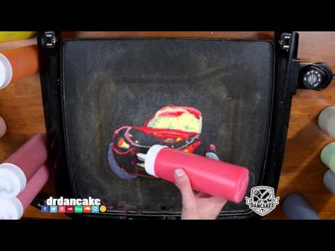 Lightning McQueen Pancake Art