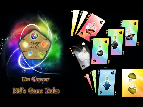 Five Elements - Innovative Card Game - Kid's Game Rules
