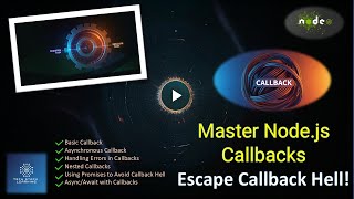 Node.js | Section 25 | Mastering Node.js Callbacks | Conquering Callback Hell with Promises #nodejs