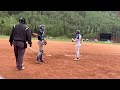 Full inning pitching in Telluride, Colorado with Rain.