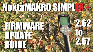 Metal Detecting: Nokta-Makro Simplex Firmware Update Guide