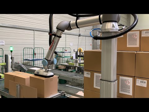 Paletizačný cobot PALco – skúšobná prevádzka v HOPI
