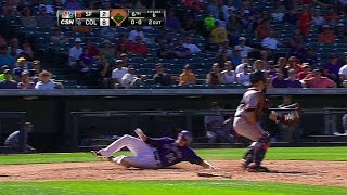 SF@COL: Morneau plates Rutledge with a sacrifice fly