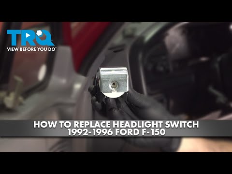 How to Replace Headlight Switch 1992-1996 Ford F-150