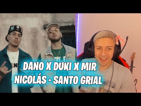 REACCION a DANO X DUKI X MIR NICOLÁS - SANTO GRIAL (Videoclip Oficial)