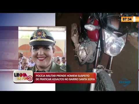 LINHA DE FOGO 20 03 2020 POLíCIA MILITAR PRENDE HOMEM SUSPEITO DE ASSALTOS NO BAIRRO SANTA SOFIA