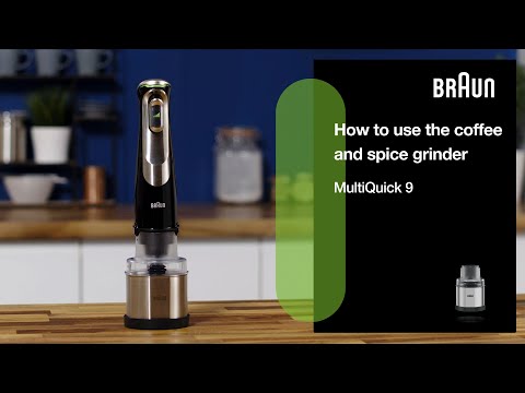 MultiQuick 9 | How to use the coffee and spice grinder