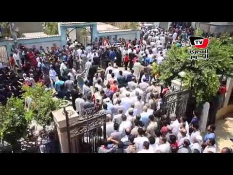 الألاف يشيعون جنازة الشهيد «محمد سرحان» بقرية كوم الدربي بالدقهلية 