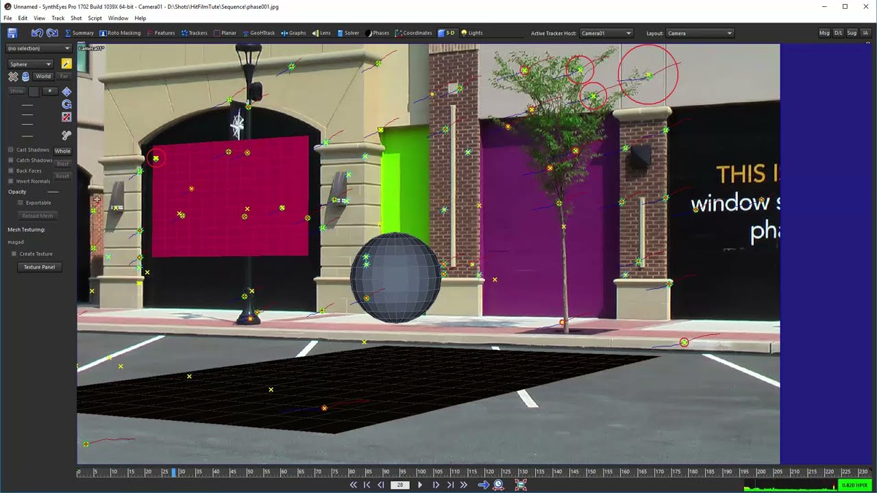 Exporting from SynthEyes to HitFilm Pro