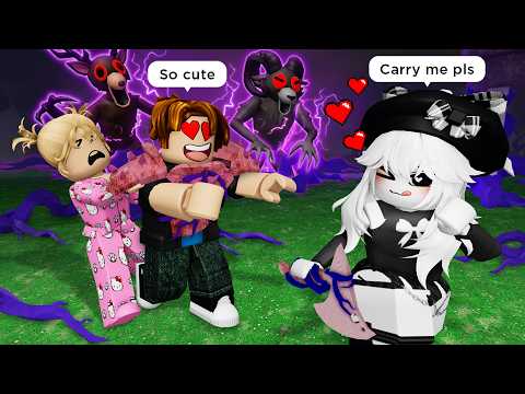 E-GIRL JOINED US BUT HER CLASS IS “RIZZ” 😠 (99 Nights in the Forest) 🎄🐻 Roblox Funny Moments