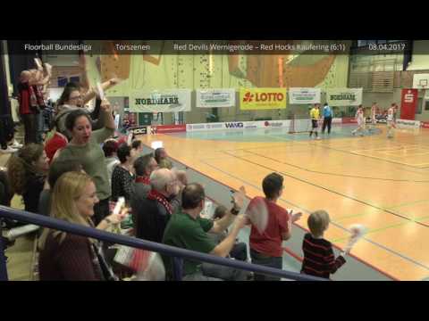 Torszenen: Red Devils Wernigerode - Red Hocks Kaufering (6:1) / 08.04.2017